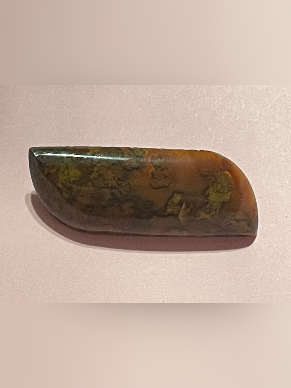 Vintage Moss Agate Pin #8590